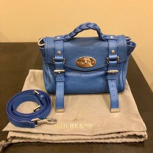 Mulberry Mini Alexa Bag Bluebell - Orig $1,100